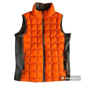 FREE COUNTRY Kids Orange Puffer Down filled Vest - size M (7-8y)
